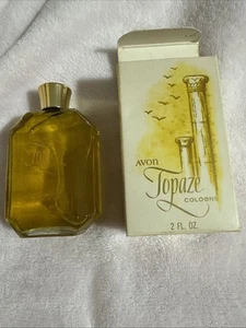 Vintage Avon Topaze Cologne 2 Fl Oz New With Box Full - Picture 1 of 7