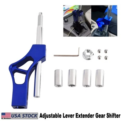 Extensión de palanca de cambios Extensión de palanca de altura ajustable para perilla de cambio manual Foto 1 de 4
