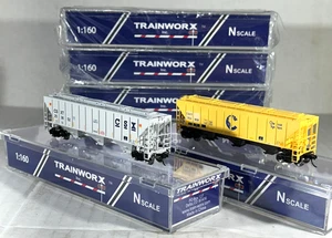 TRAINWORX N SCALE PS2CD COVERED HOPPER CSXT 24424-1 - Picture 1 of 3