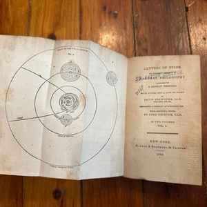 Rare 1843 Harper & Brothers edition of Letters of Euler Natural Philosophy Vol 1 - Foto 1 di 8