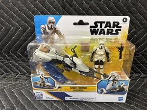 New! Star Wars Epic World Of Action Scout Trooper w/ Speeder Bike by Hasbro - Picture 1 of 6
