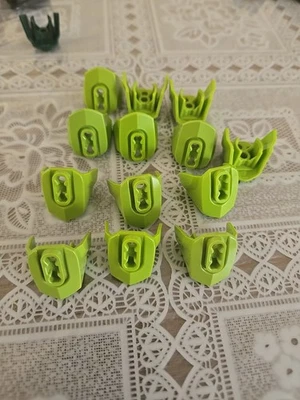 LEGO PART 90641  X13 Figure Limb Cover, Size 3 Armor w/ Ball Joint Lime Green  - Image 1 of 3
