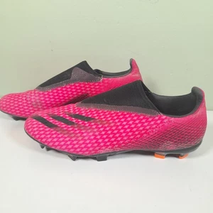 Botas de fútbol Adidas x Ghosted.3 LL FG talla Uk 8,5 rosa fútbol tachuelas moldeadas - Imagen 1 de 12