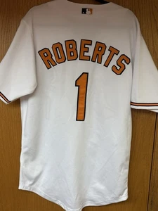 Majestic Baltimore Orioles Brian Roberts #1 Baseball Jersey Gray Men's Size 50 - Picture 1 of 6