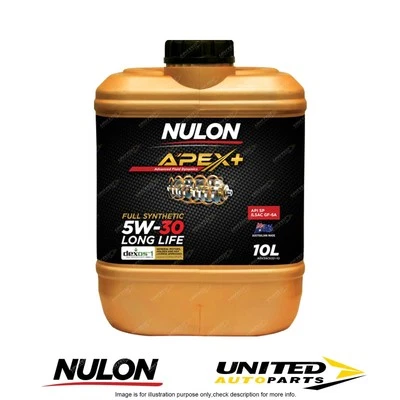 Nulon APEX+ 5W-30 Long Life 10L for TOYOTA Corolla ZWE186 1.8L 2003-2017 - image 1 of 2