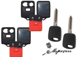 Nuevo estuche remoto de repuesto para Ford Mazda carcasa y pares de cuchillas de transpondedor sin cortar - Imagen 1 de 1
