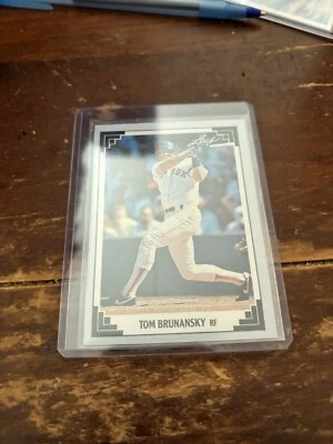 1991 Leaf - #164 Tom Brunansky - Image 1 of 2