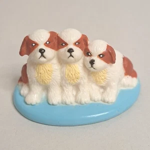 Fisher Price Puppenhaus Sweet Streets Pet Shop 3 Welpen Hunde 2001 Mattel - Bild 1 von 3