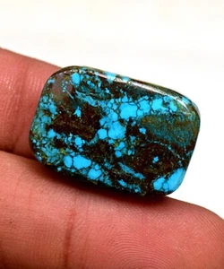 Natural Certified Blue Bisbee Turquoise Cabochon 29.05 Ct Loose Gemstone - Picture 1 of 5