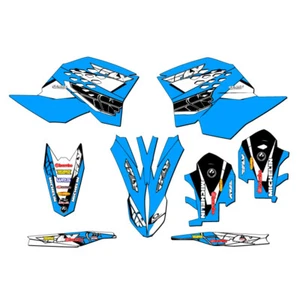 2008-2011 EXC-F 13 FLY Sky Blue Senge Graphics Kit Compatible with KTM - Foto 1 di 10