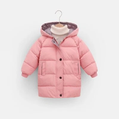 Kids Down Winter Clothes Teen Boys Girls Cotton-Padded Coats KIDS Cotton Jackets - Image 1 of 4
