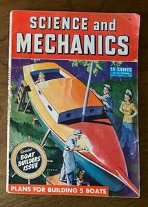 Science and Mechanics April 1941 vintage how to magazine Boat Building - Bild 1 von 3