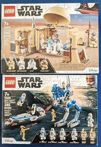 LEGO 75270 Obi-Wan's Hut & 75280 501st Legion Clone Troopers in sealed boxes