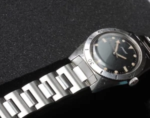 6 VENDUTI! Orologio NOS Kreisler anni 60 vintage cinturino acciaio per immersioni profondo 19mm anse piatte - Foto 1 di 12