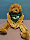 Its All Greek to Me Plush Hanging Dog Brown Puppy Toy Hook &amp; Loop Hands Feet 17&quot;