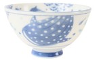 Mino ware Japanese Ceramics Rice Bowl Whale Shark made in Japan