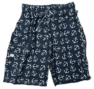 Boys XL (18) Hanalei Navy Anchor Swim Board Shorts Beach Trunks - Picture 1 of 5