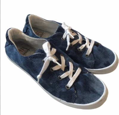 Zapatillas deportivas para mujer Dunes denim con cordones talla 7,5 M Foto 1 de 4
