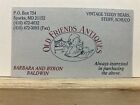 1990'S 2000'S Business Card Old Friends Antiques Teddy Bears Sparks Md Vtg