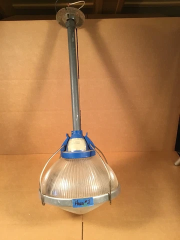 Holophane Dust -Tight  Warehouse Factory Light 11" Metal and Glass Pendant #2 Cover