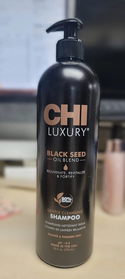 CHI Luxury Black Seed Oil Gentle Cleansing Shampoo 25oz/739ml- Free Shipping - Image 1 of 2