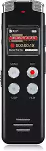 EVISTR L357 64GB Digital Voice Recorder MP3 Player USB Wiederaufladbares Diktiergerät - Bild 1 von 9