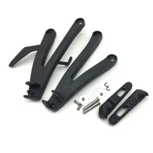 Brand new Black Rear Foot Pegs Bracket For Honda CBR600RR 2007-2023 Motorcycle - Foto 1 di 7