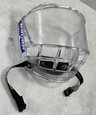 Bauer SR Concept II M90 Ice Hockey Full Face Clear Shield Visor VTG Itech 1985 - Image 1 of 4