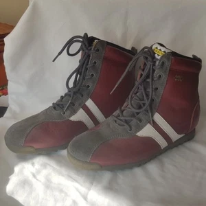 Blackstone Sport Division Boots Size 5 EU 37 Leather and Suede Red and Brown - Picture 1 of 10