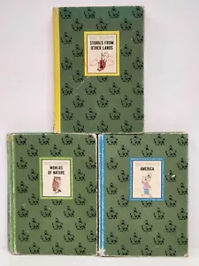 Vintage Walt Disney Wonderful World of Wonder 3 Hardcover Books - Picture 1 of 20