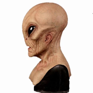 Für Halloween Cosplay Party Alien Maske Grusel Horror Magie Latex Kostüm - Bild 1 von 9