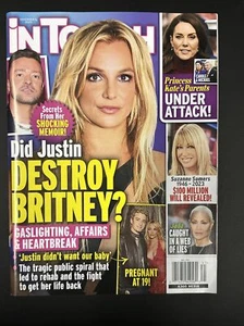 In Touch Magazine Nov 6 Th 2023 Did Justin Destroy Britney - Picture 1 of 1