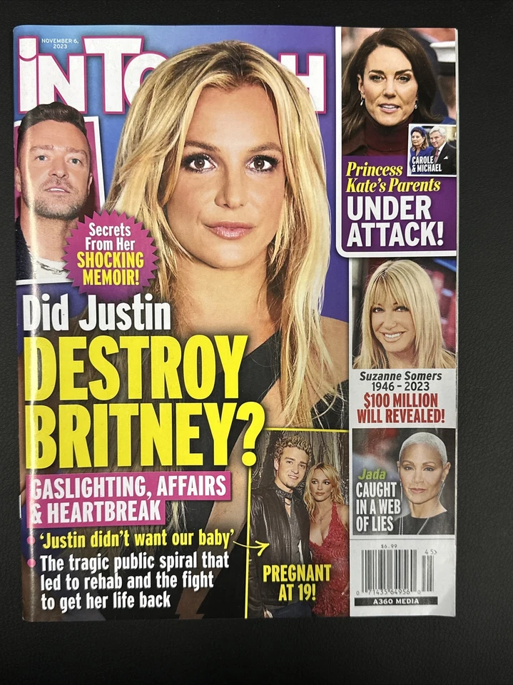 In Touch Magazine Nov 6 Th 2023 Did Justin Destroy Britney Foto 1 de 1