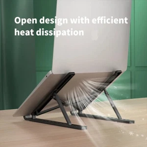 Portable Laptop Stand Adjustable Foldable Notebook Tablet Holder Computer Desk - Afbeelding 1 van 8