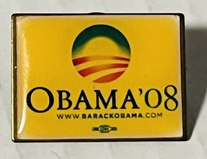 Barack Obama ‘08 OPEIU Local 46 Hat Lapel Pin Tie Tack President Political USA - Picture 1 of 6