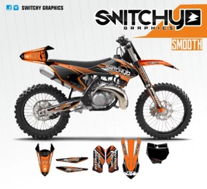 KIT AUFKLEBER GRAFIKEN SMOOTH D für Motorrad SX F 350 2016 2017 2018 DEKOR DECALS - Bild 1 von 1