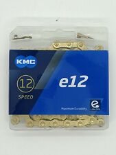 KMC E12 Ti-N GOLD CHAIN catena per e-bike biciclette elettriche ebike knc