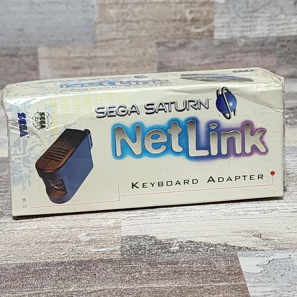Sega Saturn Net Link Keyboard MK-80120 Adapter Sealed - Image 1 of 4