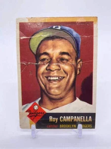 Roy Campanella 1953 Topps #27 Brooklyn Dodgers PR - Picture 1 of 6