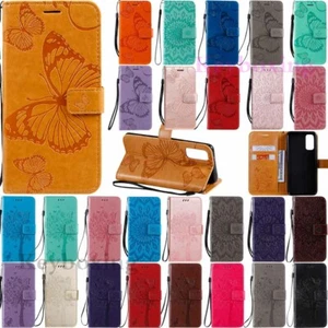 For Samsung Galaxy S20 Ultra S10 S9 S8 Plus Wallet Flip Leather Phone Case Cover - Picture 1 of 41