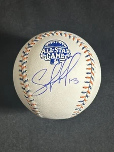 Salvador Perez Autographed 2013 All Star Logo Baseball 1st All Star Game JSA - Picture 1 of 4