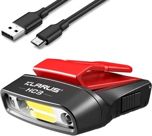 Faro recargable LED con sensor de movimiento con clip de luz KLARUS HC3 100 lúmenes - Imagen 1 de 9