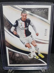 2020 Panini Immaculate CRISTIANO RONALDO 67/99 card