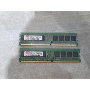 Lot of 2 Kingston KC6844-ELG37 1GB DIMM DDR2 RAM 2Rx8 PC2-4200U 533-MHz 240-Pin - Picture 1 of 8