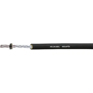Helukabel 38502 Wire NSGAFÖU 3kV 1x2.50mm² Black per metre - Picture 1 of 1