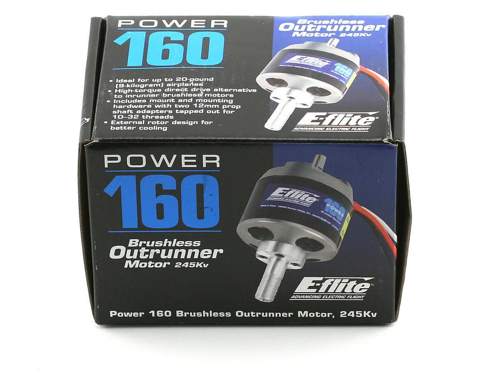 Eflite E-flite Power 160 Brushless Outrunner RC Airplane Motor 245kv EFLM4160A - Image 1 of 4