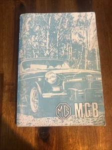 MGB Tourer & GT Owners Manual Handbook 1974 Austin Morris Group Vintage - Bild 1 von 18