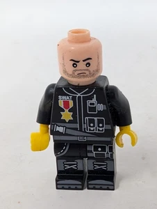LEGO City Custom SWAT Minifigure - BLACK - Picture 1 of 4