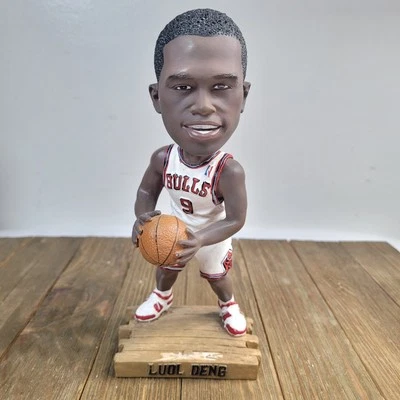 LUOL DENG Bobblehead Chicago Bulls SGA  White Jersey #9 - Image 1 of 4