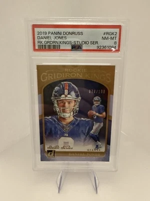 Daniel Jones 2019 Donruss Rookie Gridiron Kings /100! Indianapolis Colts Star RC - Image 1 of 2